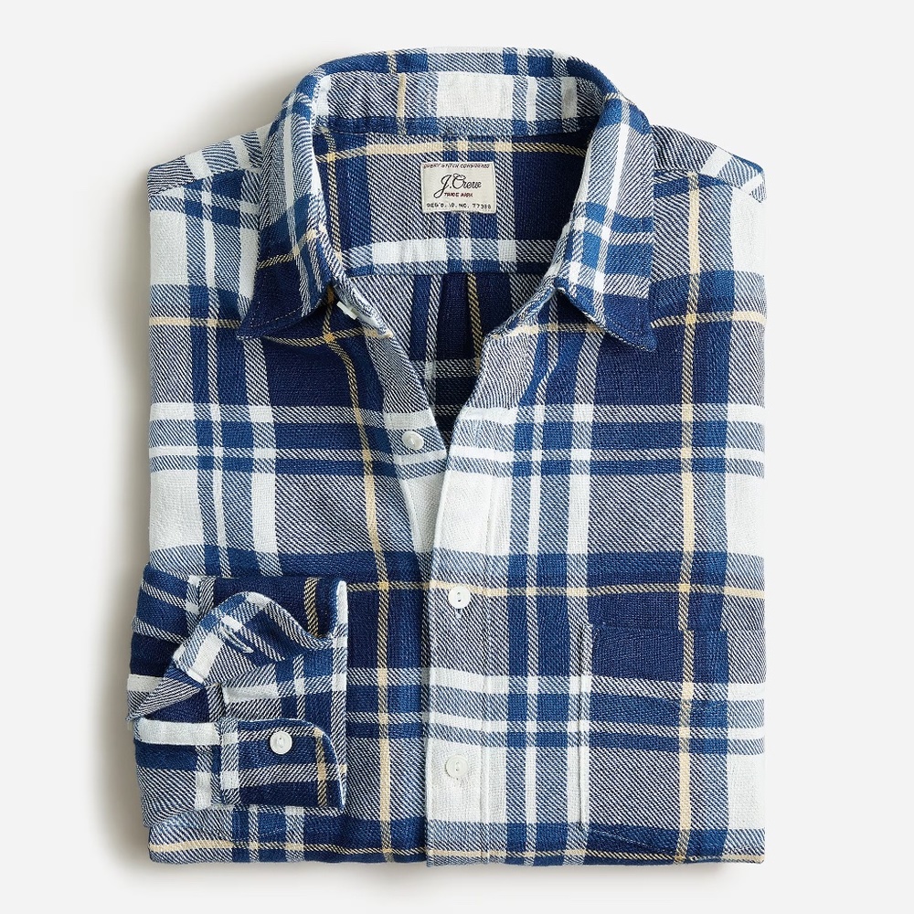 J.Crew Indigo-dyed Steep Twill Two-pocket Shirt - Medium